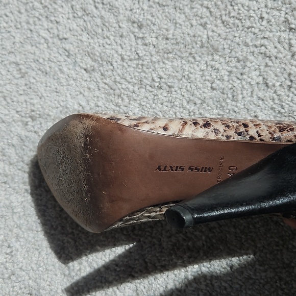 Vintage Miss Sixty Snakeskin leather heels - Picture 6 of 15